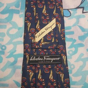 SALVATORE FERRAGAMO GOLF PATTERN TIE